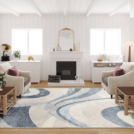 Conceptum Alfombra Azul 120 x 180 cm